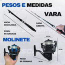 Kit Completo de Pesca 78 Peças + Estojo Premium | Frete Grátis + Brinde