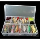 Kit 108 Iscas Artificiais Para Pesca – Tilápia, Tucunaré, Traíra & Mais (Com Estojo)