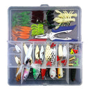 Kit 108 Iscas Artificiais Para Pesca – Tilápia, Tucunaré, Traíra & Mais (Com Estojo)